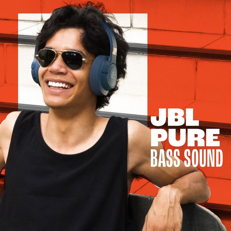 سماعات JBL Tune 720BT اللاسلكية بتقنية البلوتوث (أصلية) - بطارية 76 ساعة، صوت جهير نقي
