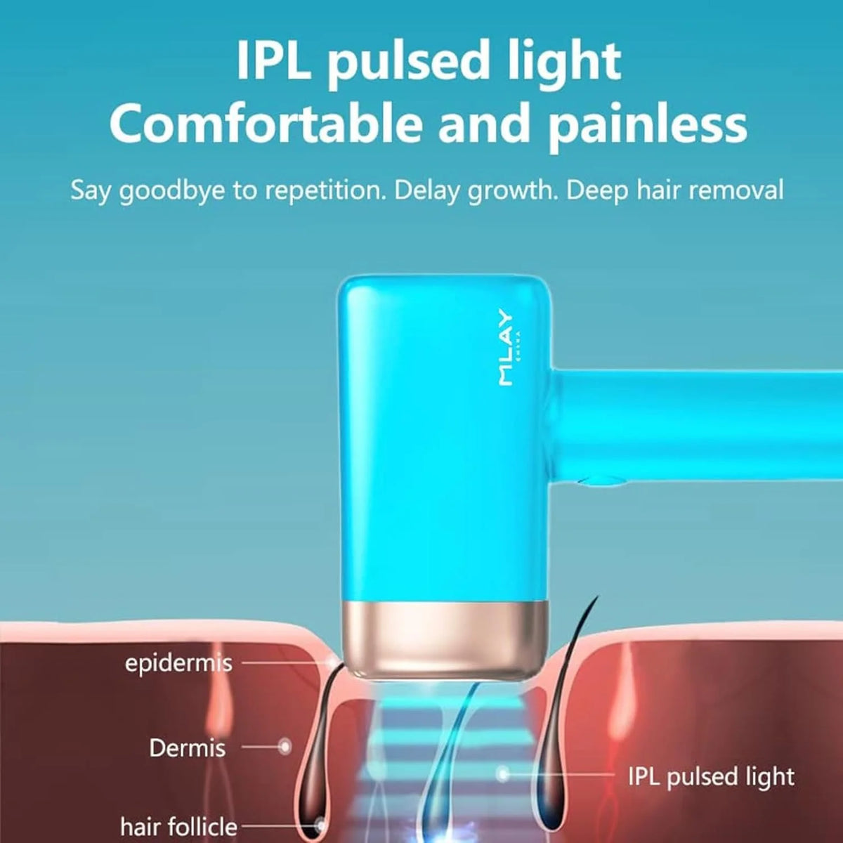 MLAY T14 IPL Hair Removal Device (جهاز إزالة الشعر) – Ice Cooling Home Laser Hair Remover