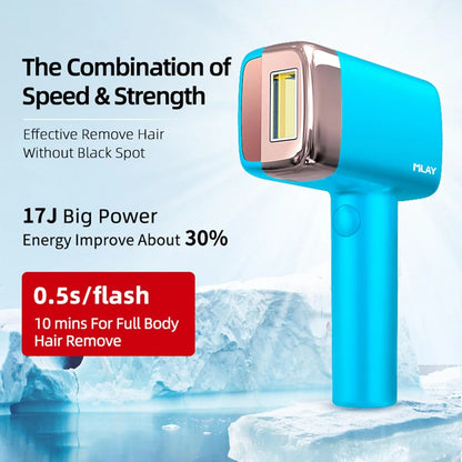 MLAY T14 IPL Hair Removal Device (جهاز إزالة الشعر) – Ice Cooling Home Laser Hair Remover