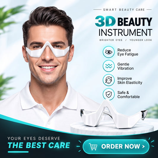 Smart Eye Massager Machine (جهاز ذكي لتدليك العينين) – Electric Eye Care & Relaxation Massager
