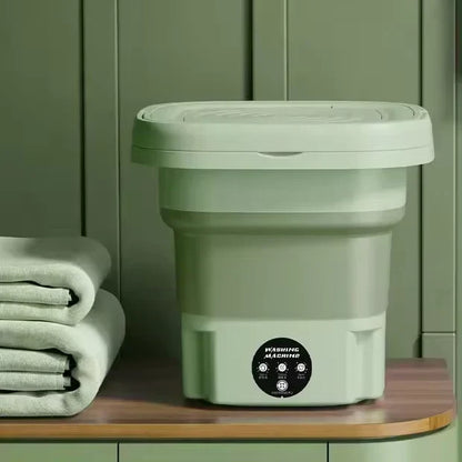Foldable Mini Laundry Machine Portable Washing Machine for Travel & Home