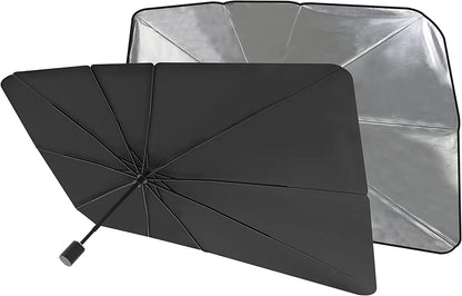 Car Windshield Sun Shade Umbrella (واقي شمس للزجاج الأمامي للسيارة) – Foldable Car Sun Protector