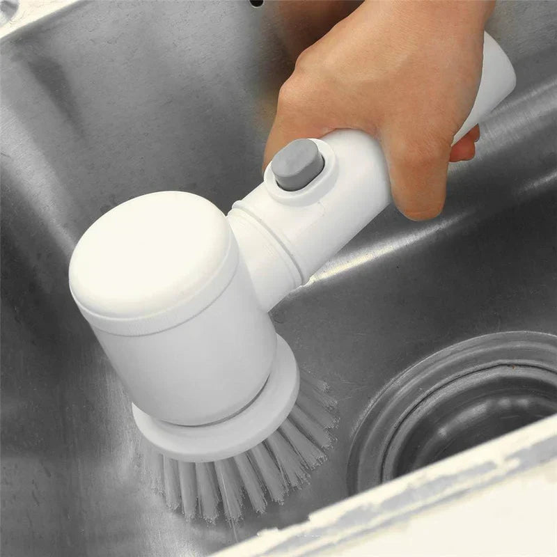Cleaning Powerful Electric Brush (5-in-1) – فرشاة تنظيف كهربائية قوية – تنظيف بدون مجهود