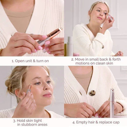 🔥 Flawless Eyebrow Hair Remover – Painless Precision Trimmer for Women