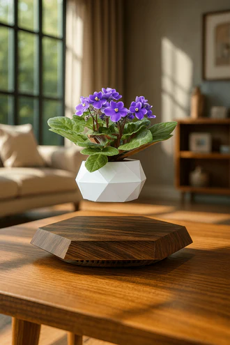 Levitating - Magnetic Floating Marble Pot ©