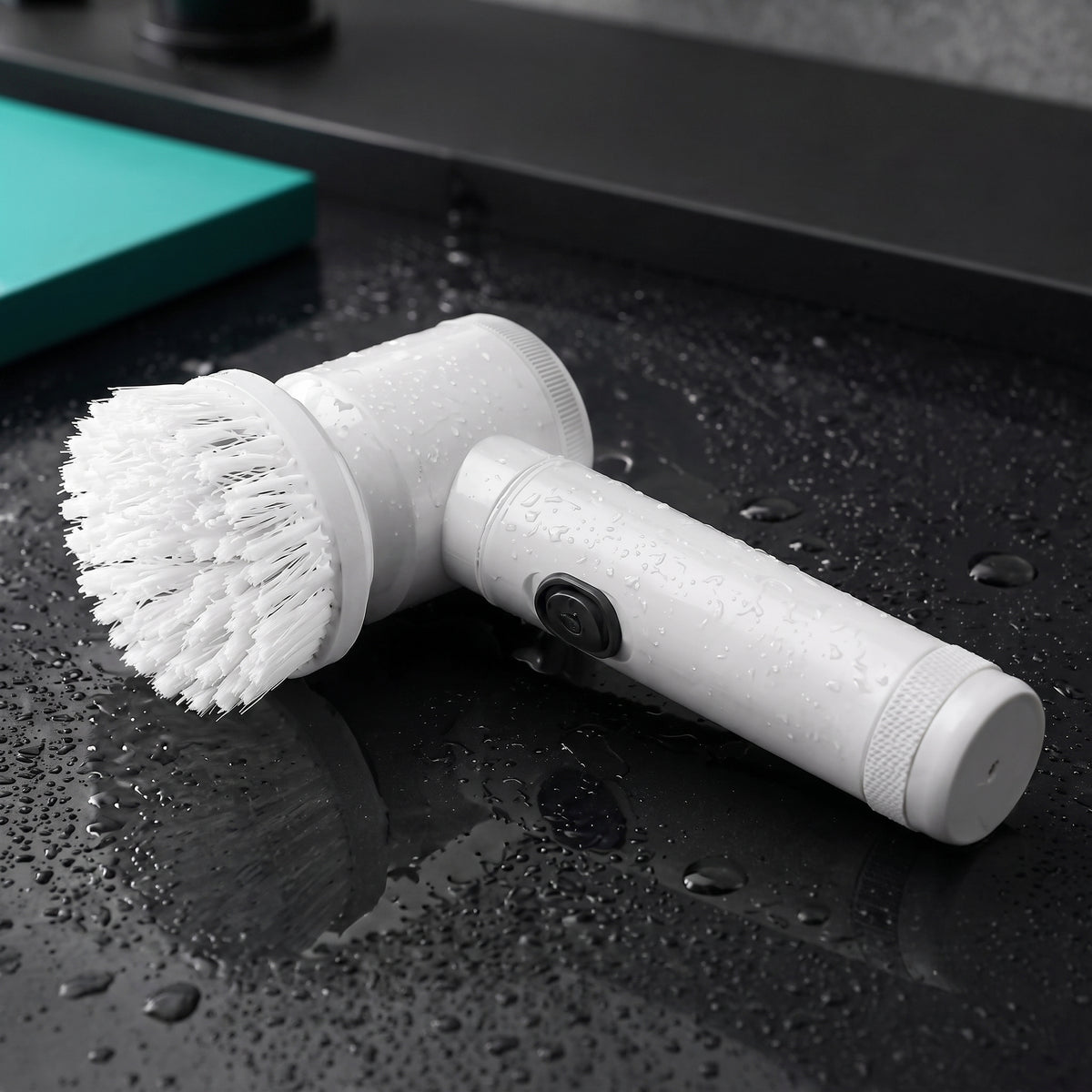 5-in-1 Electric Cleaning Brush (فرشاة تنظيف كهربائية) – Multi-Purpose Household Cleaning Scrubber