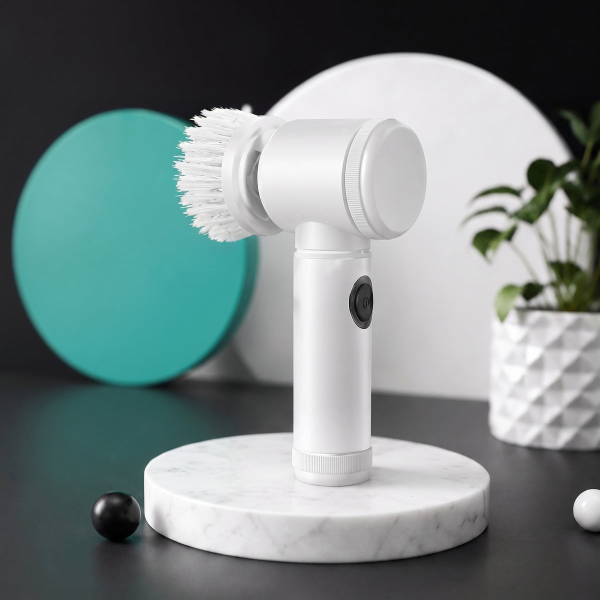 5-in-1 Electric Cleaning Brush (فرشاة تنظيف كهربائية) – Multi-Purpose Household Cleaning Scrubber