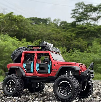 Metal Jeep Toy for Kids | Die-Cast Off-Road Car Model & Pull Back Toy UAE