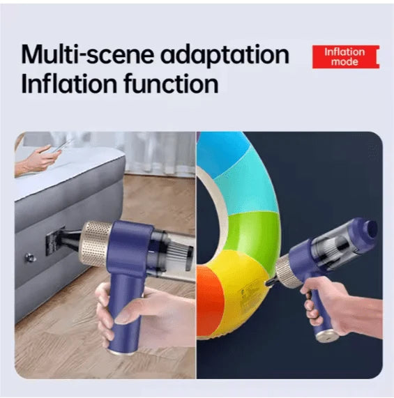 Multi-Function Vacuum Cleaner (مكنسة كهربائية متعددة الوظائف) – Portable 3-in-1 Car & Home Cleaning